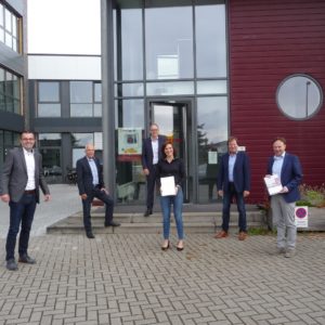 Landrat Dr. Kai Zwicker zeichnet die Job find 4 you als “CSR-Unternehmen Münsterland” aus
